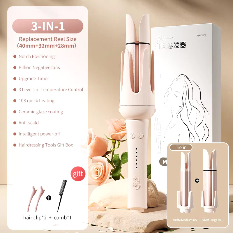 Automatic Hair Curling Wand Gift