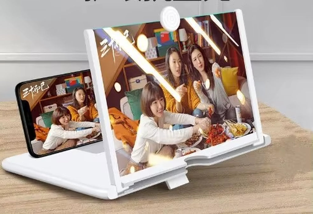 3D Cell Phone Screen Magnifier HD Video Amplifier Stand Bracket Phones Screen Magnifier for Smartphones Mobile Phone Accessories