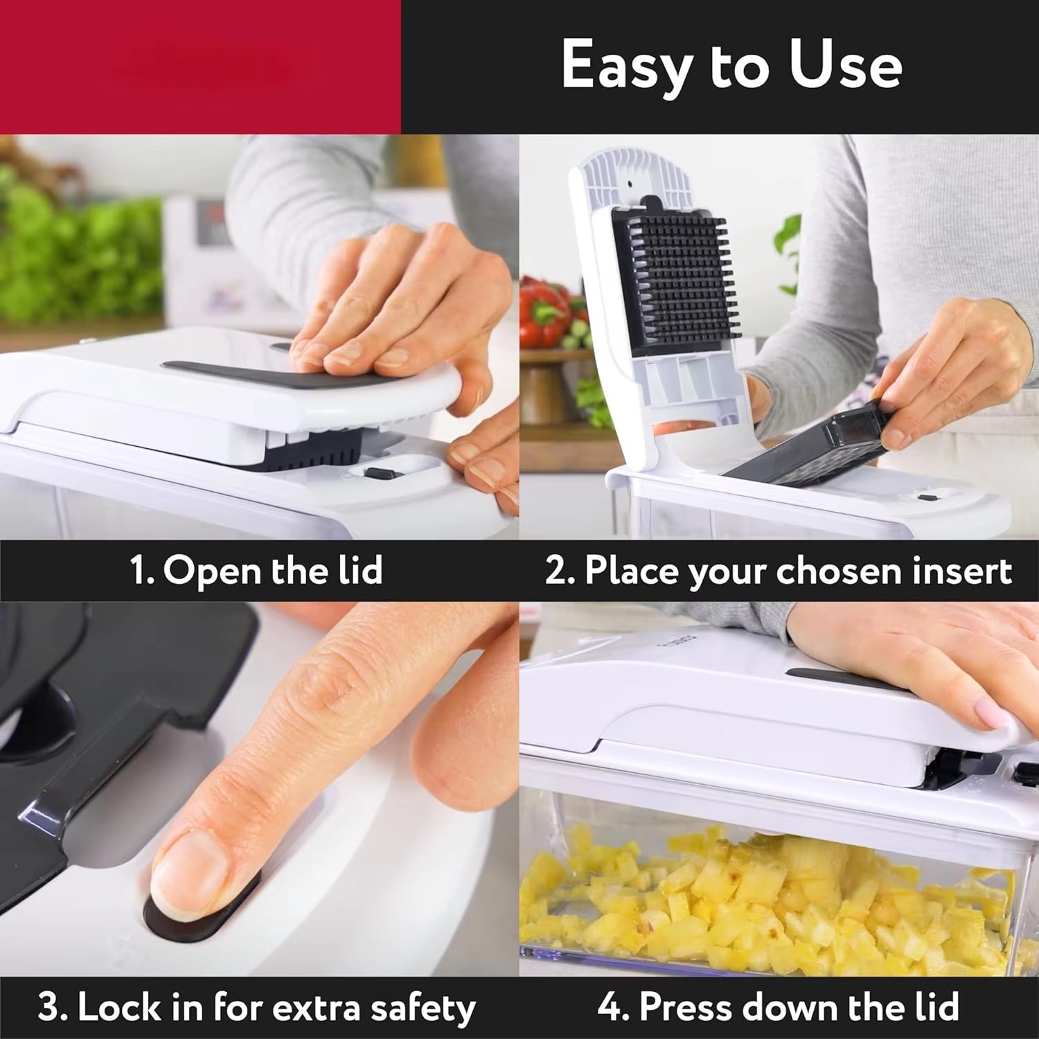 Vegetable Chopper with Container